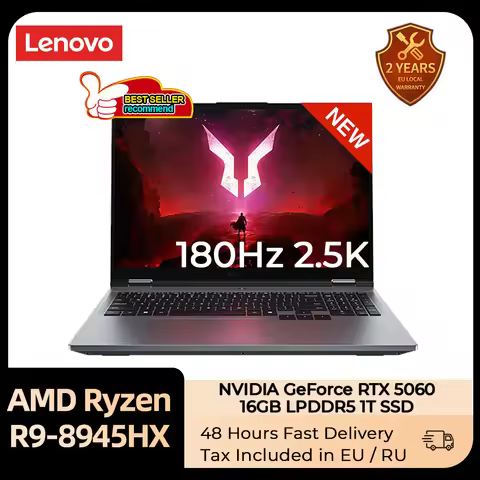 Lenovo Lecoo 2025 Gaming laptops AMD Ryzen 9 8940HX / GeForce RTX 5060/16GB DDR5 1T SSD 16-inch 180H