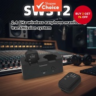 M-VAVE WP-12 2.4GHz Wireless In-Ear Monitor System | 1Tx+2Rx, 3ms Ultra-Low Latency, 24H Battery Lif