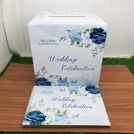 Large Set Greeting Book Size A4 (21x30cm) + Box In A Envelope 29x29x29cm ***Edit The Text To Thechat