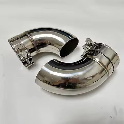 Auto parts Exhaust pipe suppressor Stainless steel exhaust outlet elbow connection
