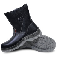 Oscar Safety Shoes Supertec R 203 Black – Pull Up Long Boot HIGH CUT