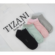 [100% Cotton] TIZANI short neck socks high quality for women - TW01