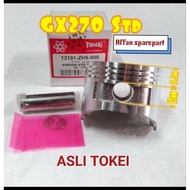 MESIN HP COMPLETE PISTON ASSY GX 270 (PISTON+PIN PISTON+CLIP+Ring SET) FOR 9 ENGINES ORIGINAL TOKEIh