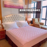 ผ้าปูที่นอน รุ่น Hilton แบบเสริมใยพิเศษ ผ้าปู เพิ่มความนุ่ม ลดการระคายเคือง ปลอดภัย ขนาด 5-6 ฟุต (ไม