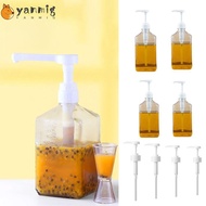 YANMIG Coffee Syrup Press Bottle, with Scale Large Capacity Syrup Drip Dispenser, 1600ml 5/8/10CC Ho