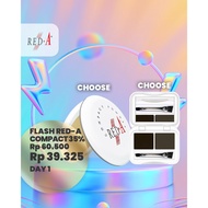 Red-A Compact Package, 1 Red-A Eye Brow Cake Red a Cosmetics