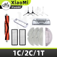 Qyfz Adapt to Mijia Xiaomi Sweeping Robot Accessories 1C 2C 1T Filter Main Brush Side Brush Mop Rag 