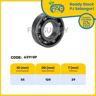 6311ZZ 6311RS 6311 Ball Bearing Deep Groove 55*120*29 mm