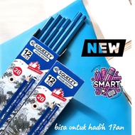 SQUEEZY PENCIL biru PK2B-SQ199 2B | 1 pack 2b pencil 2b pencil borong murah