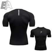 GYMSHARK SEAMLESS COMPRESSION SPORTS T-SHIRT / SHARK T-SHIRT GYM SHARK COMPRESSION T-SHIRT GYM/ T-SH