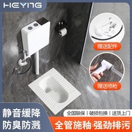 Do Not Squat Toilet Straight Type Deodorant Stain Squat Toilet Squat Ceramic Large Diameter Set Hang