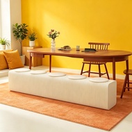 Accordion Folding Bench – Eco-Friendly Kraft Paper Expandable & Stackable for Home & Exhibition