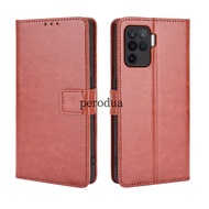 For OPPO A94 Reno5 F Case PU Leather Wallet Flip Phone Case OPPO A94 OPPOA94 Reno 5F Reno5F Back Cov