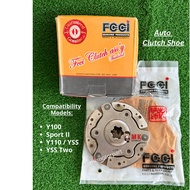 Clutch AUTO SHOE Yamaha Y100 2JG Sport2 4UV 4VC Y110 YSS 3YR SS2 4VH [ 2JG-E6620-01 / 2JG-16620-01 ]