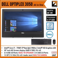 DELL OPTIPLEX 3050 ALL IN ONE (1 YEAR WARRANTY T&C) CORE i7 7th GEN 19.5" inch UPTO 32GB RAM / 1TB S