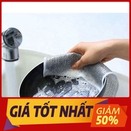 Metal Wire Kitchen Rag Sink Cleaner Pots and Dishes Cleaner, Non-Abrasive Multi-Purpose Scouring Pad