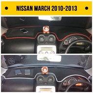 Aksesoris Interior Mobil NISSAN MARCH 2010-2013 Untuk karpet Alas Pelindung Dashboard atau Taplak Pe