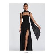 LA9974 - Green, Black Elegant | Dress