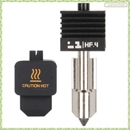 [J X Q K] For  Lab A1 A1mini Compatible Hotend Kit- H2D H2S Model 0.4mm Hardened Steel Nozzle for 3D