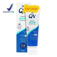 QV Intensive Cream for Sensitive Skin 100g Face and Body Moisturizer for Eczema Skin Safe for Babies