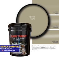 1 Liter and 5 Liter - SPACE J 10678, Easy Paint All Surface for interior & exterior wall, wood and s