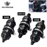 E85 Aluminum Gasoline Filter with Stainless Steel Holder AN6 AN8/AN10 Specifications