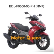 COVER SET YAMAHA SCOOTER NVX 155 V2 ( RM7 RED ) ORIGINAL HLY YAMAHA