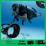 Snorkeling Mask 180 Degree Wide View Diving Mask Oval Oval Frameless Silicone Strap Freediving Mask