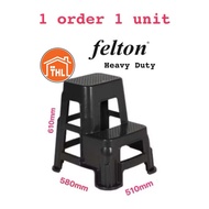 Felton 2 Steps Plastic Ladder #max load 80kg