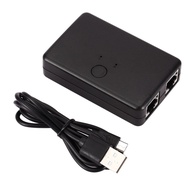 [kwbyle] Mini 2 in 1 Out  Lan Hub Network Switcher Box - Ethernet Internet Adapter Hub