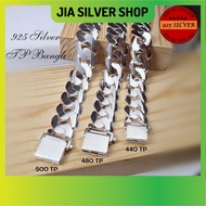 Ready Stock | 925 纯银 男款手链 | Original 925 Silver Bracelet Bangle TP For Men | Gelang Tangan Lelaki Perak 925