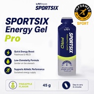 SPORTSIX Energy Gel Pro Pineapple 45g for Caffeine Free Energy Gel Running , Running Gel Energy HTM 