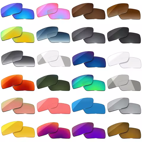 Visorize Polarized Replacements UV400 Lenses For Oakley Chamfer OX8039 53mm Sunglasses