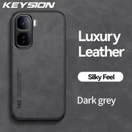 Keysion da PU retro sang trọng trường hợp cho iqoo neo10 mềm chuyên nghiệp Silicone + PC điện thoại 