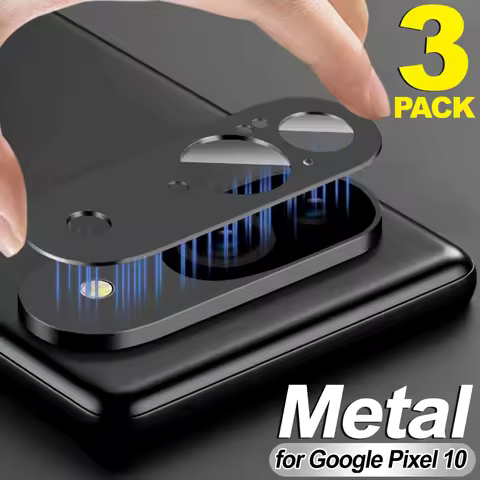 Aluminum Alloy Camera Lens Protector for Google Pixel 10 Pro HD Anti-Scratch Camera Cover for Pixel