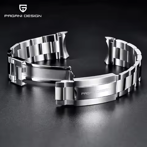 PAGANI DESIGN Original For PD1661,PD1662.PD1651 Watch 316L Stainless Steel Band Strap Jubilee bracel