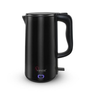 La Gourmet 3.0L Healthy Seamless Double Wall Electric Kettle with Keep Warm Function - Matte Black S
