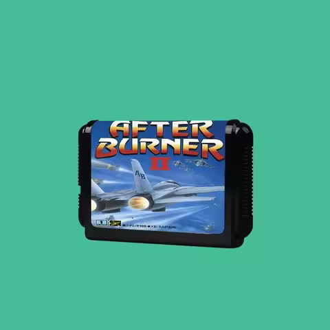 Link7 Air Buster, After Burner II JAP Version Game for SEGA Mega Drive Genesis 16 bit Console Game C