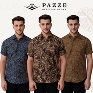 [Batik 10/11] Pazze Baju Batik Slim Fit Short Sleeve SS30487/488/489/490/491/492/494/497/498/499/501