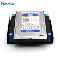 3.5" Hard Disk Shock Absorber Bracket With Screws For PC Case 3.5 HDD To 5.25 DVD ROM Bay Mou