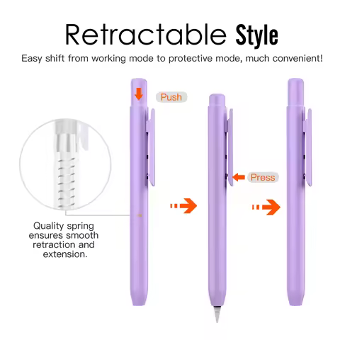 MoKo Holder Case for Apple Pencil 1st Generation,Retractable Apple Pencil Case Protective for iPad P