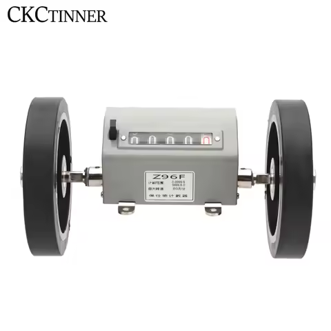 Z96-F Meter Counter Mechanical Length Distance Double Rolling Wheel 0-9999.9 Mechanically driven rec