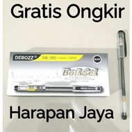 Gel Pen DB 380 DEBOZZ Black Ink 0.5mm Per Dozen (Contents 12 PCS)