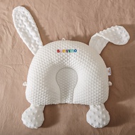 SUNVENO Newborns Soothing Rabbit Head Shaping Pillow Baby Sleeping Breathable Antibacterial Anti mit
