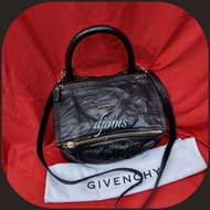 Givenchy Small Pandora Pepe Black 2way Sling Bag