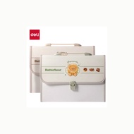 Deli HY601 Expanding File Folder 13 Compartments A4 Character Motif (Random Color)