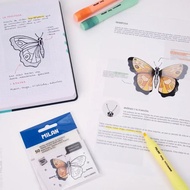 MILAN半透明便利貼_雪霧白_76mm_50張 可描圖