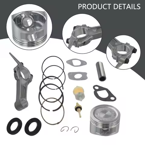 Replacement Connecting Rod and For Piston For Ring Gasket Kit for Honda For GX200 168F 5.5HP 6.5HP 2