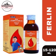 Ferlin (Iron + Vitamin B-Complex) Drop (15ML) / Syrup (120ML)