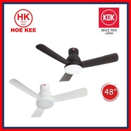 KDK U48FP 48 Ceiling Fan (Black / White) *FREE DELIVERY*